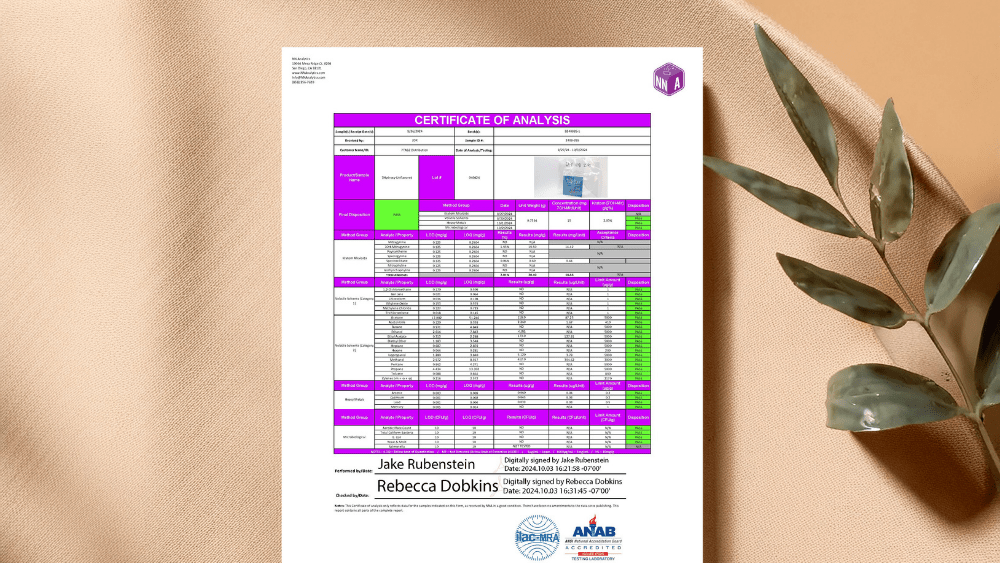 How to Read a 7-OH Certificate of Analysis - 7Tabz