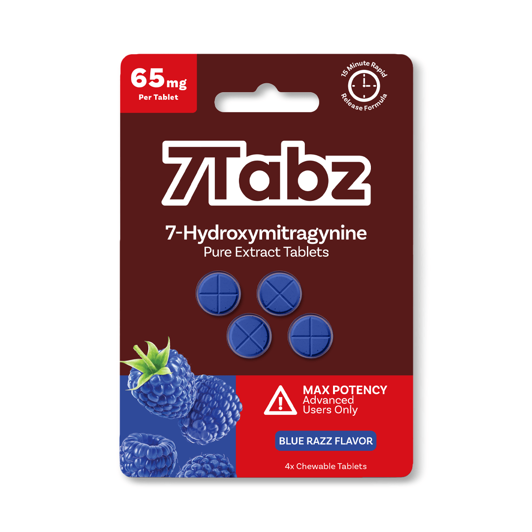 65mg 4ct 7 - OH Tablets (7 - Hydroxymitragynine) - 7Tabz