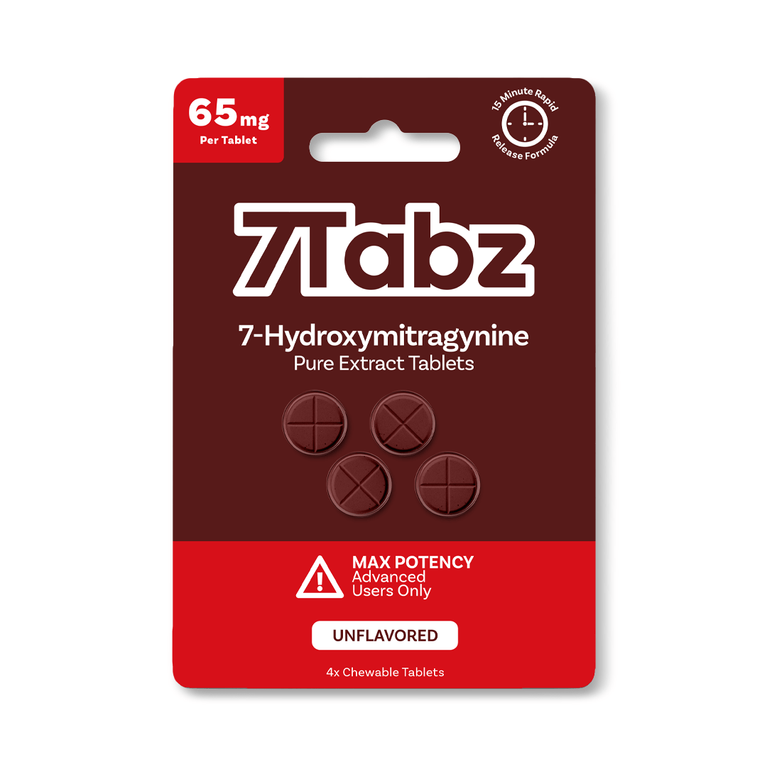 65mg 4ct 7 - OH Tablets (7 - Hydroxymitragynine) - 7Tabz